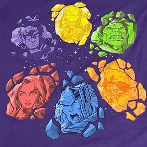 Marvel graphic tee size large
